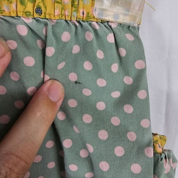 Girls Matilda Jane Gaines Camp MJC Green Thumb Bubble Shorts Size 8 - Picture 5 of 7